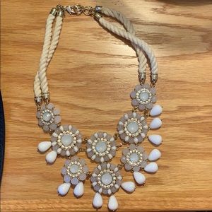 Banana Republic Flower Statement Necklace